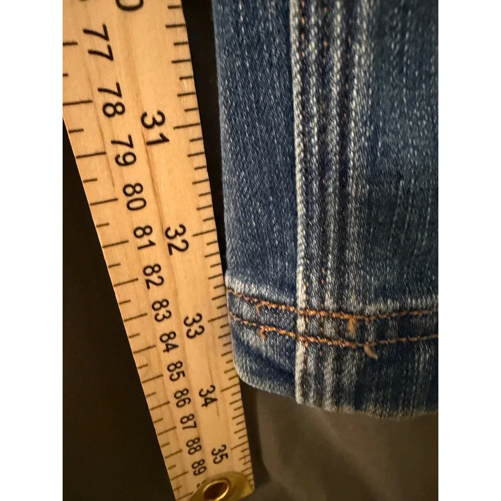Duluth Trading Co Ballroom Double Flex Jeans Mens 46x34 Relaxed Fit Blue Denim